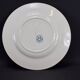 Plate colibri luneville in faience white and blue
