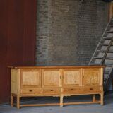 Henning Kjærnulf, mid-century Danish brutalist enfilade in oak, 1960s.