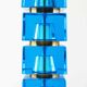 Carl Fagerlund table lamp for Orrefors blue glass and brass Sweden 1960