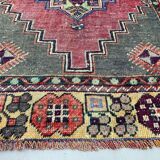 Vintage turkish oushak rug 192x112 cm