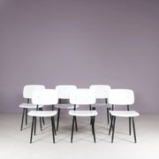 1950s Result chair black/white Friso Kramer Ahrend-De Cirkel