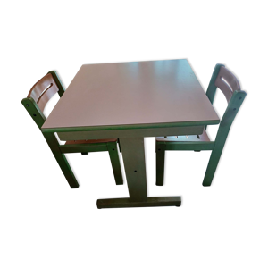 Table stella et 2 chaises