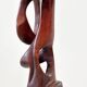 1960's abstract wooden sculpture