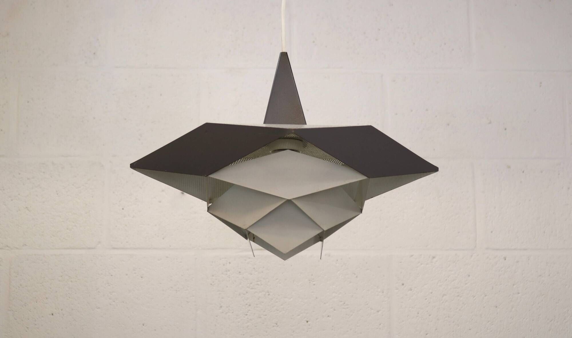 XL Mid-Century Modern Pendant Lamp: Preben Dahl Symfoni, Denmark 1960s