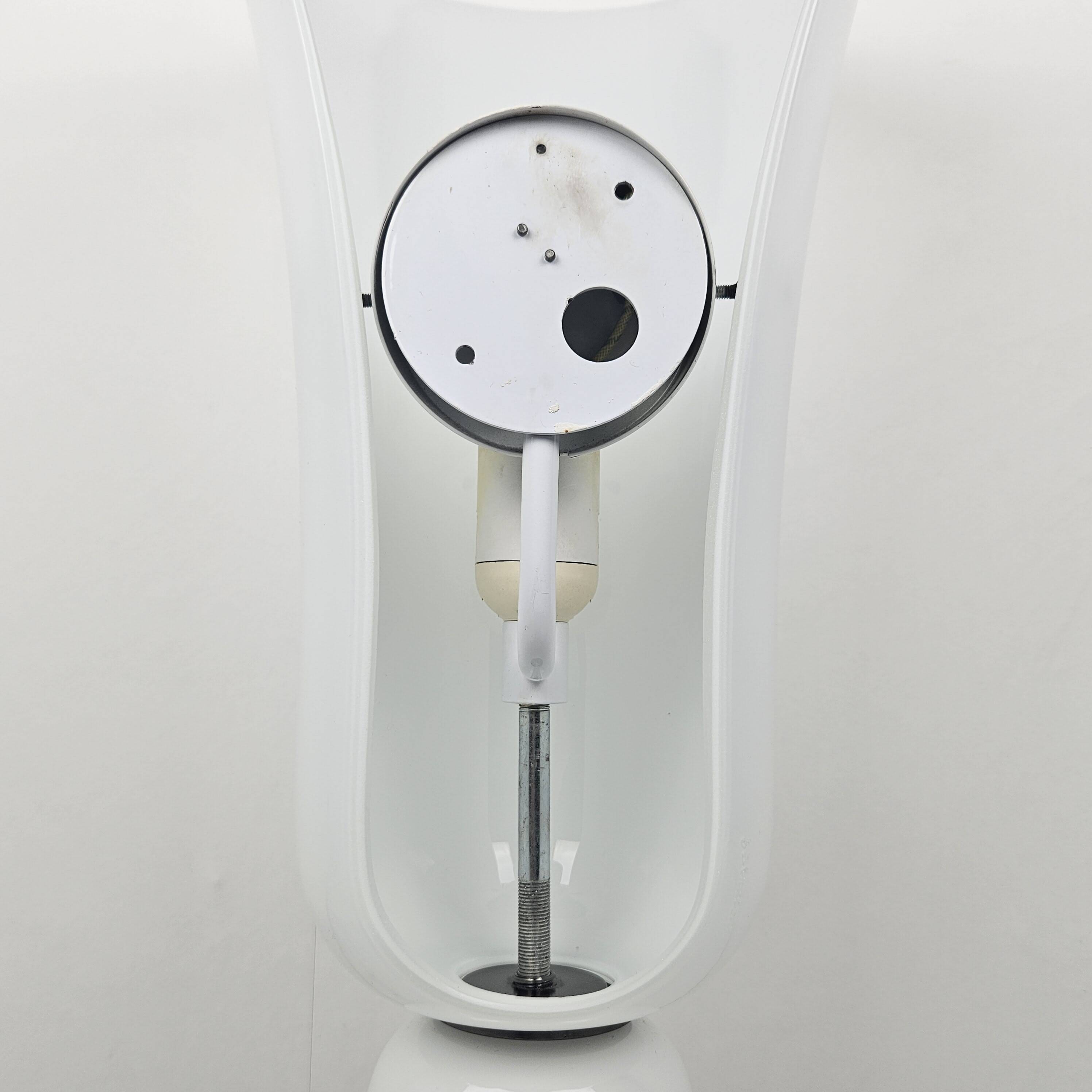 Anni Trenta Luce Large Wall Applique by Venini in Milk White Murano Glass