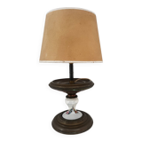 Brass and ceramic lamp