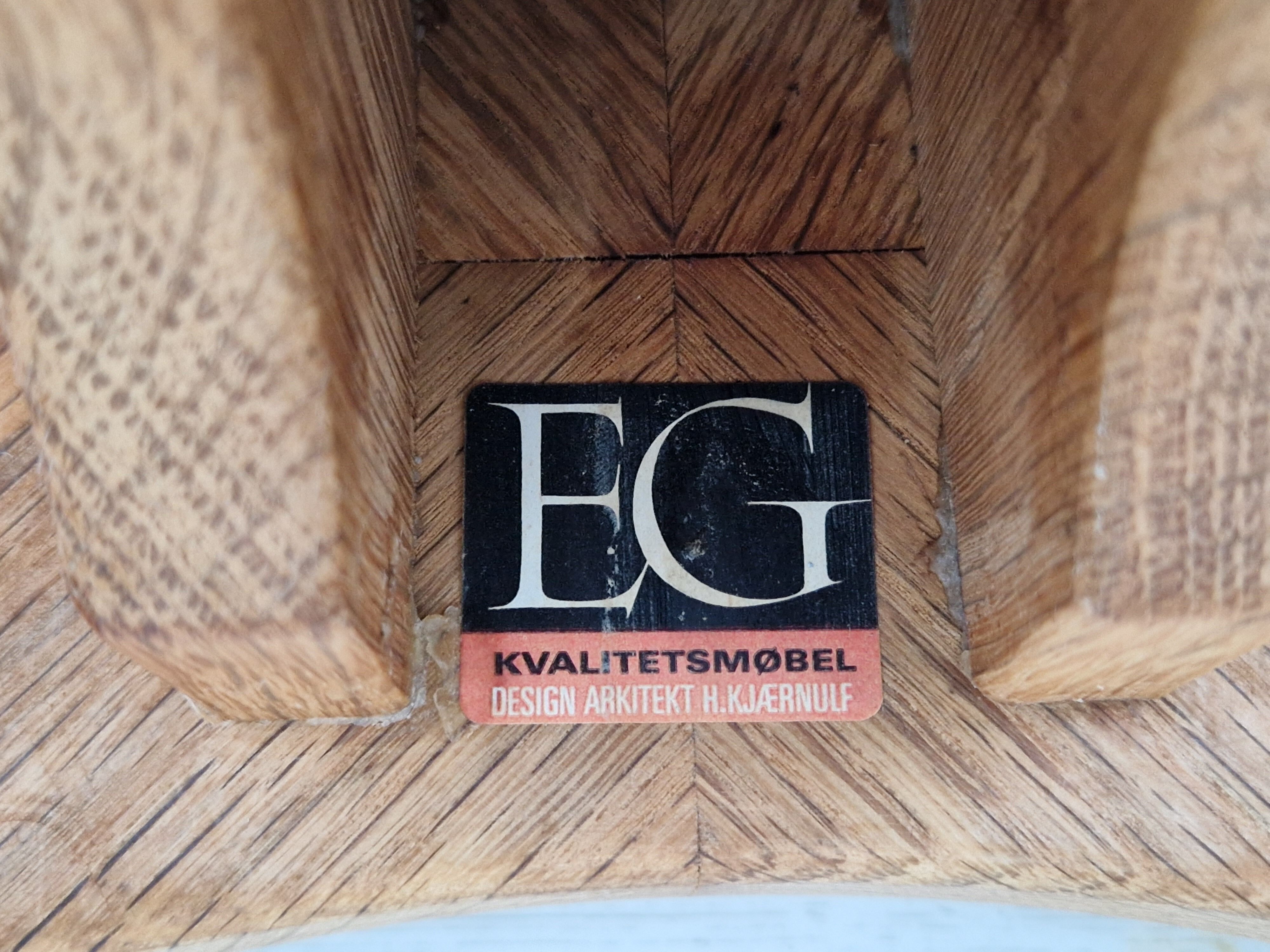 Armchair model "Kurul" by Henning Kjærnulf, 1960