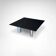 Star Galaxy granite and brushed metal postmodern coffee table by Draenert