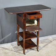 Petite table à volets en acajou, maison lemarchand, a. lemoine – milieu xixe