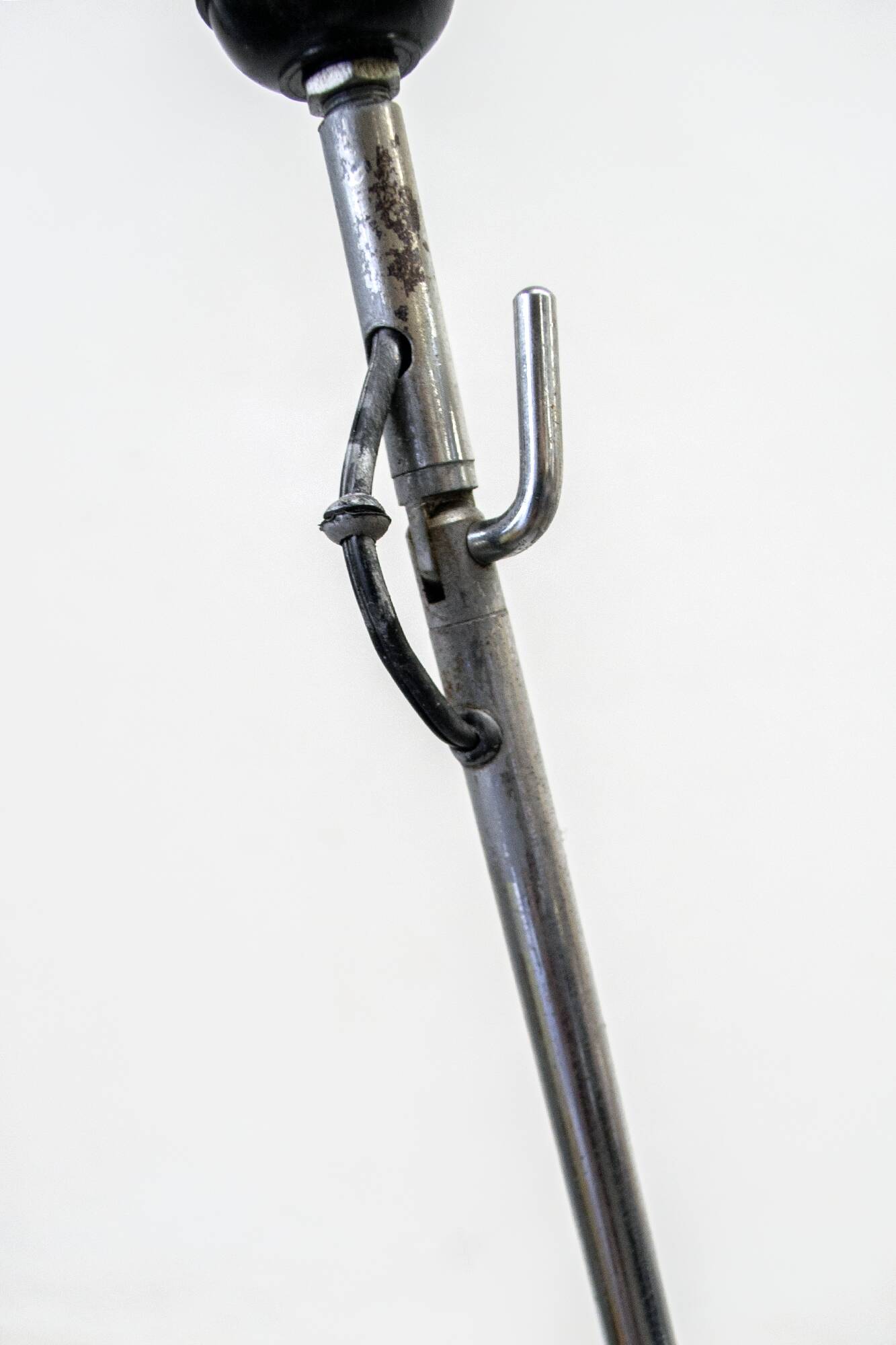 Lampada da terra regolabile Italiana due luci Anni '70