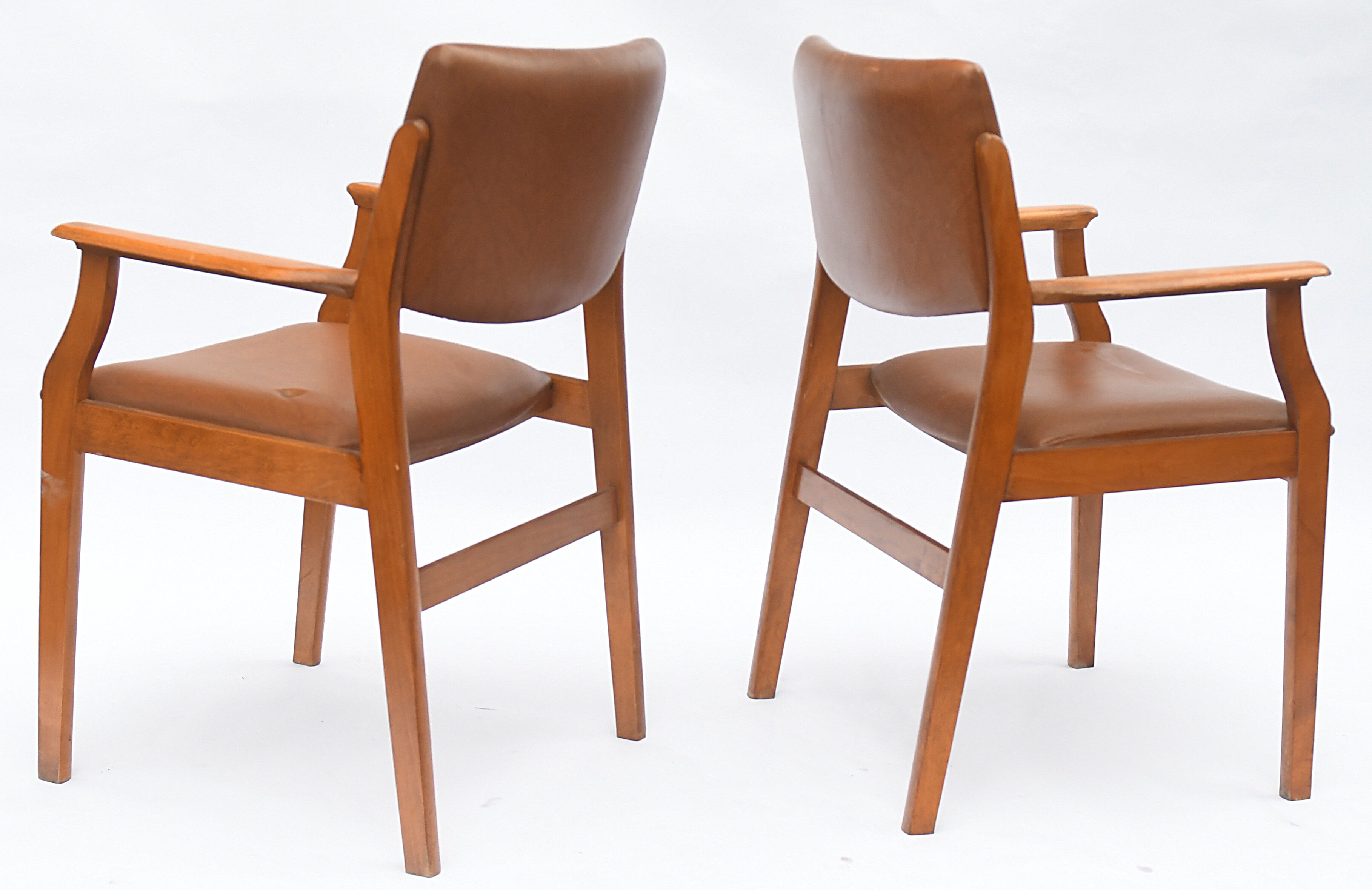 Pair of Danish-style armchairs