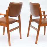 Pair of Danish-style armchairs