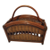 Porte-revue vintage en bambou, bois et rotin