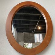 Oval cherry mirror
