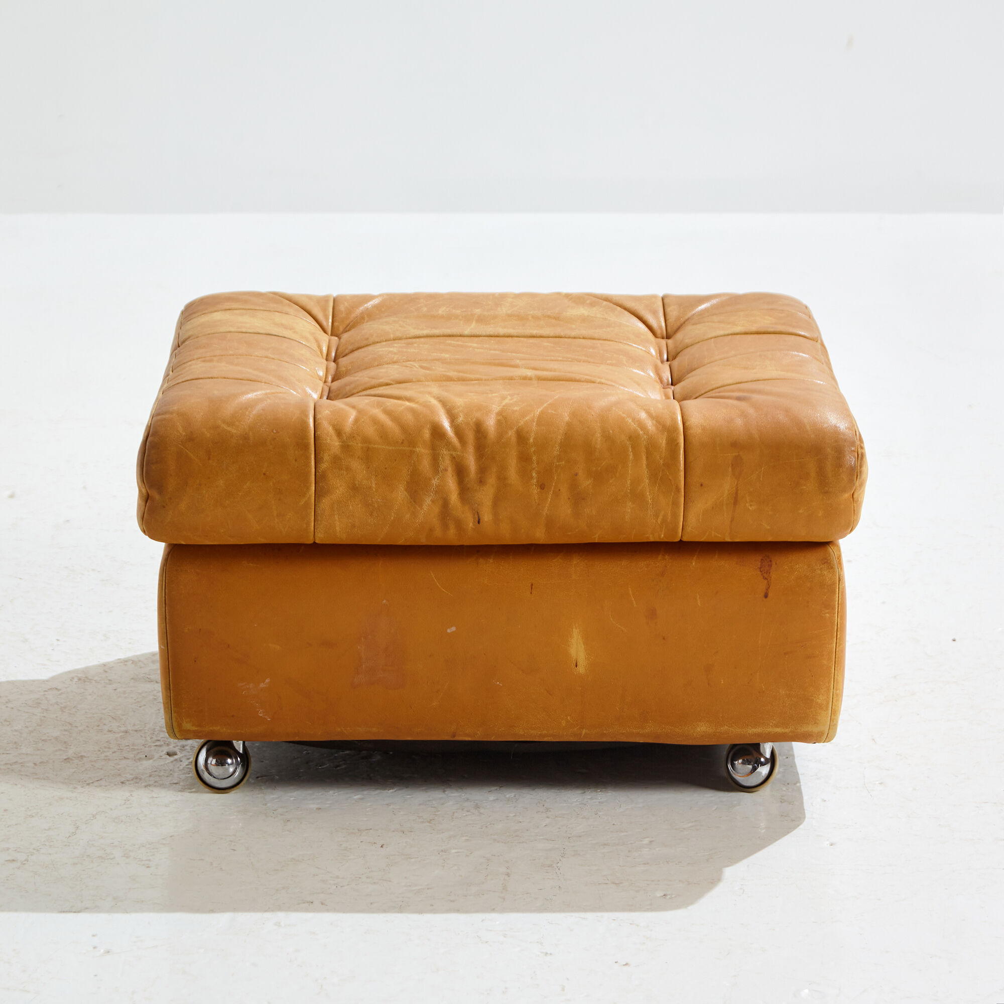 Modular leather sofa set