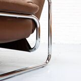 Tufted Leather Two-Seater Sofa by Johan Bertil for IKEA 1970s