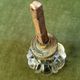 Vintage (1930-40th) french glass brass and metal doorhandle