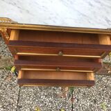 Bedside style Louis XVI marble