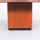 coffee table in copper and teak by heinz lilienthal, 1970s
