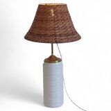 Midcentury Ceramic and Brass Table Lamp by Carstens Tönnieshof, 1960s