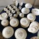 Table service set in Limoges porcelain 81 pieces