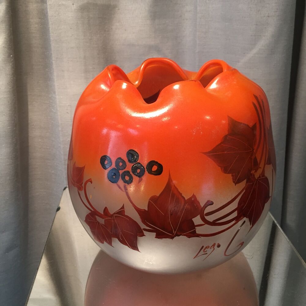 Vase ball autumn colors Legras