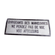 Plaque sncf aluminium