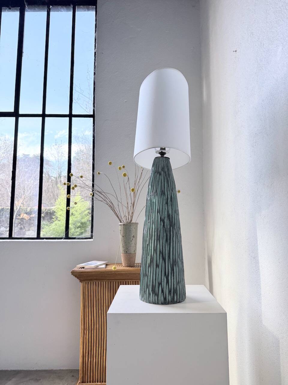 XL ceramic lamp from the 60s blin