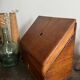Small wooden mail storage unit