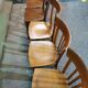 Bistro chair year 50 60 lot of six mismatched chairs