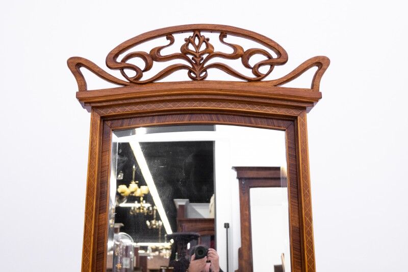 Art Nouveau mirror, France, ca. 1920.