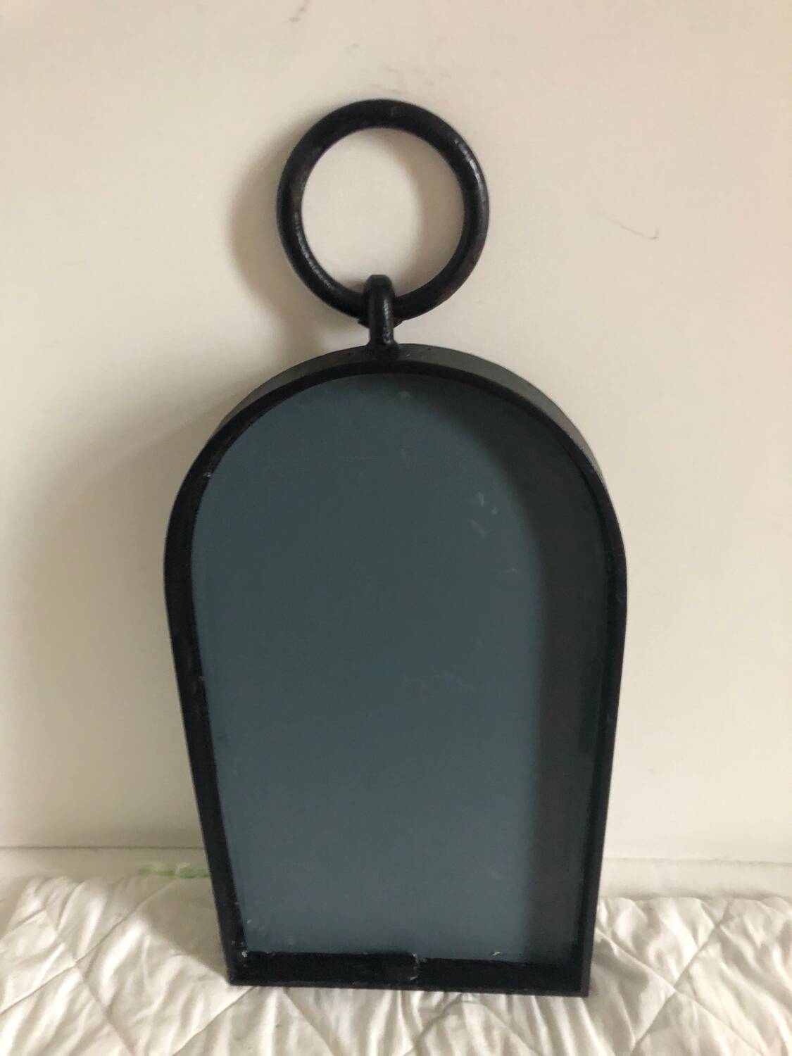 Large Brutalist Wrought Iron Mirror