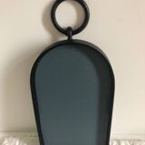 Large Brutalist Wrought Iron Mirror
