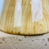 Vase Grandjean Jourdan form diabolo cat, ceramic wood effect