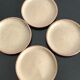 Coffee cups and under cups in gres vintage 1970s - set of 4 cups and under cup