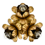 Plafonnier italien en tôle peinte, milieu du XXe siècle, années 1960