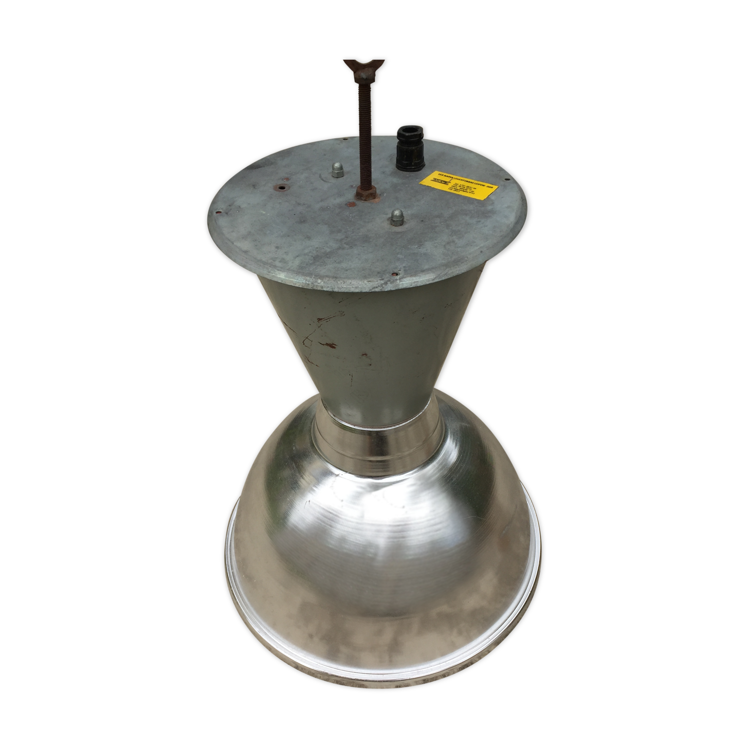 large industrial hanging in aluminium