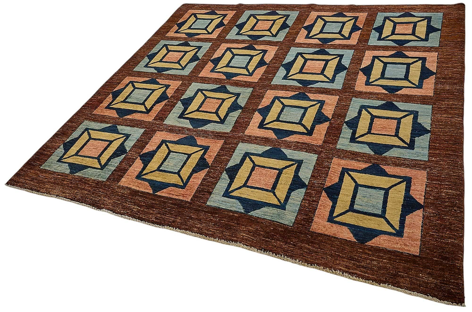 Turkish Handknotted Wool Oushak Rug 200 cm x 215 cm