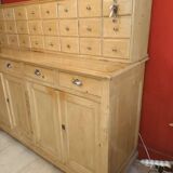 Two-part apothecary cabinet