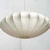 Mid-century modern Cocoon pendant lamp by Friedel Wauer for Goldkant Leuchten, Germany, 1960s.