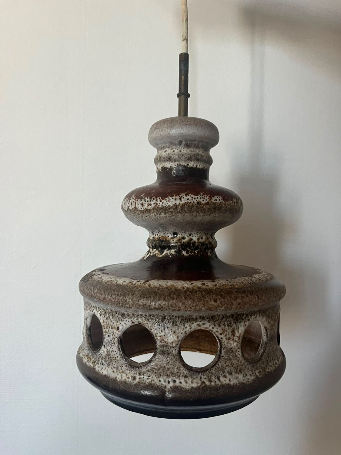 Mid-century ceramic ceiling light