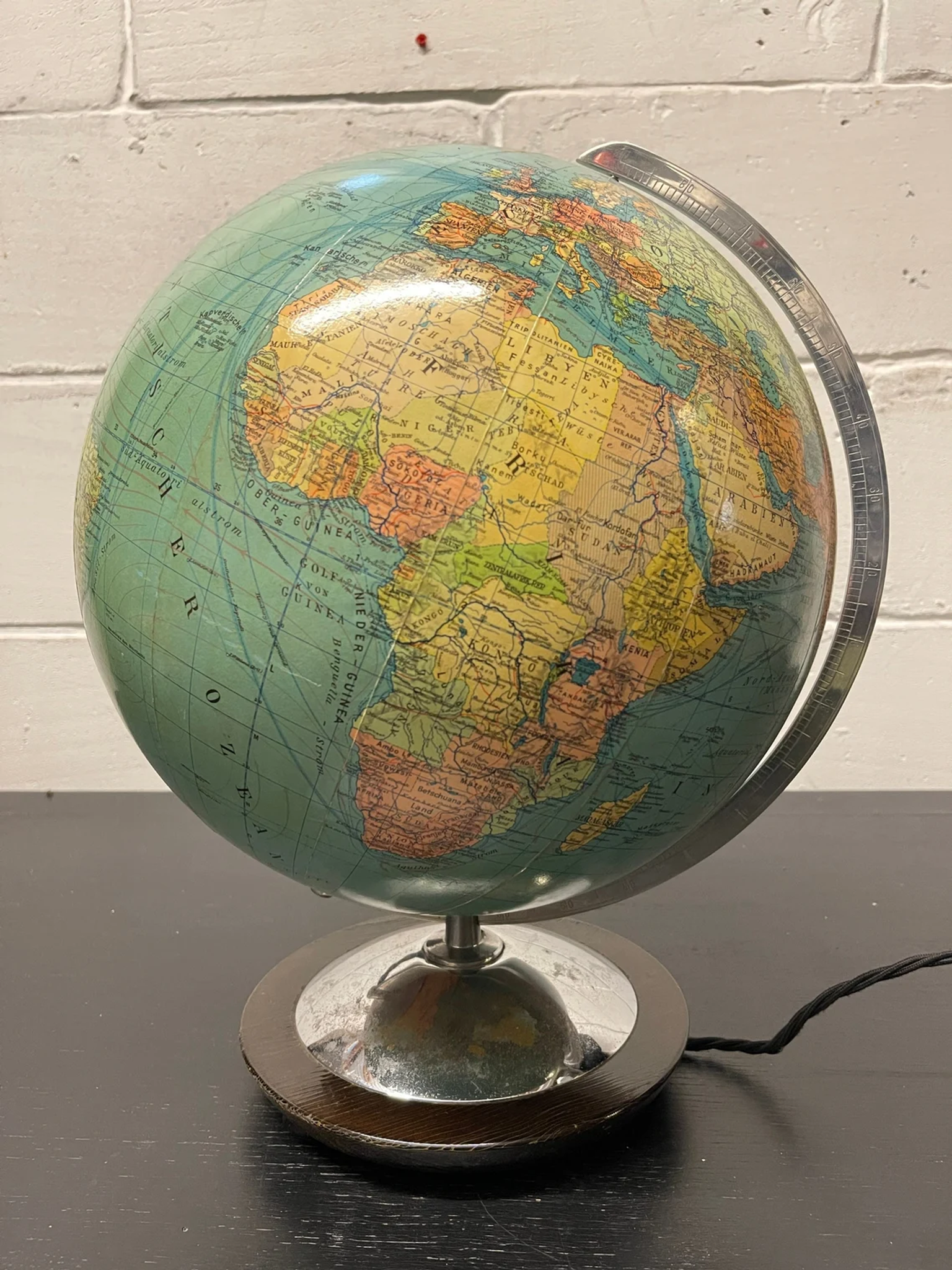 1960s dbg duo glass globe lamp darmstadt germany regular price
