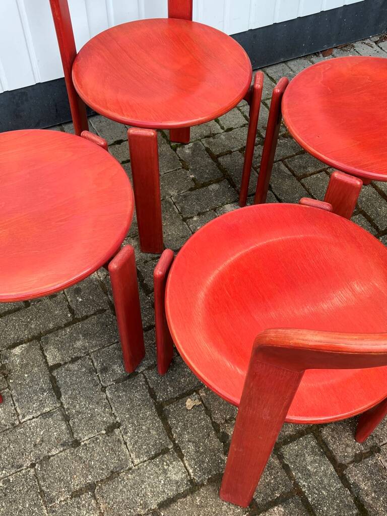 4 Stein am Rhein Chairs designer Bruno REY 1970