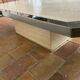 Coffee table and travertine