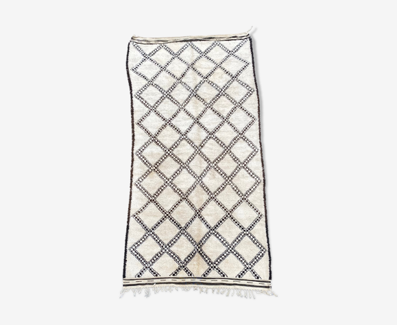 Tapis berbere Beni Ouarain ancien 180x390 cm