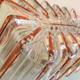 Rectangular two-tone glass ceiling lamp 60/70
