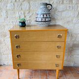 Vintage dresesr 4 drawers 60/70