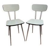 Lot de 2 chaises formica