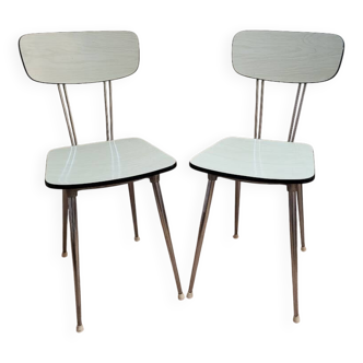 Lot de 2 chaises formica