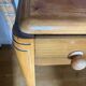 Bureau art deco 108x60 3 tiroirs dessus cuir à changer